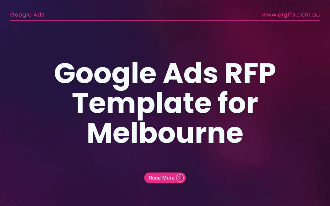 Google Ads Rfp Template For Melbourne — Free Download