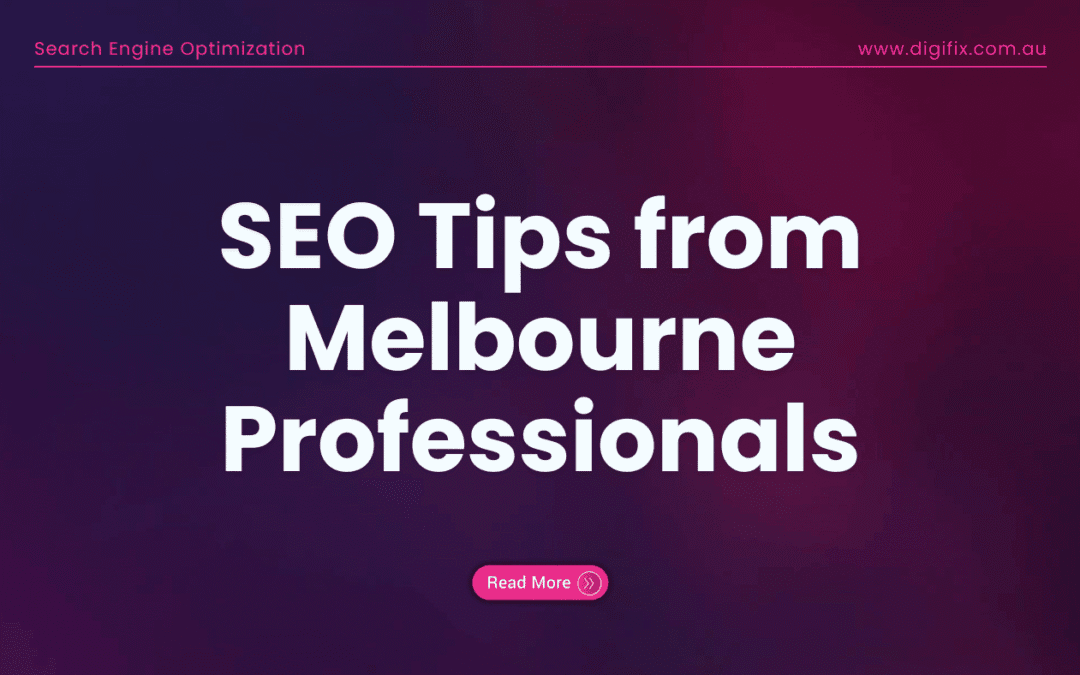 Blog 10 Seo Tips From Melbourne Professionals