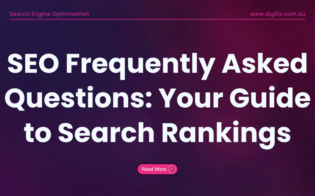 SEO Frequently Asked Questions: Your Guide to Search Rankings