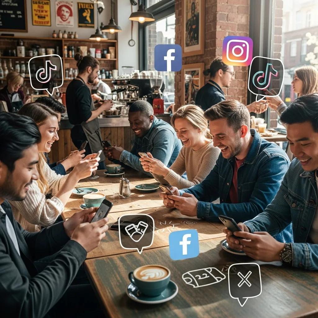 Customers Engaging With A Melbourne Business Through Social Media Management Clayton Style Content