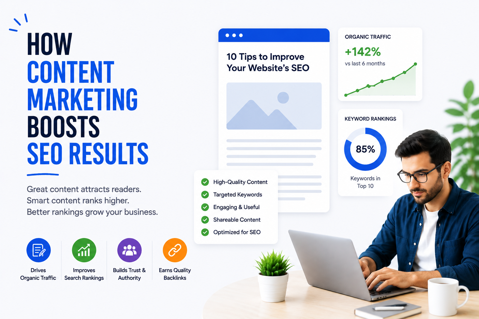 Diagram Showing How Local Seo Copywriting Boosts Search Results For Melbourne Businesses