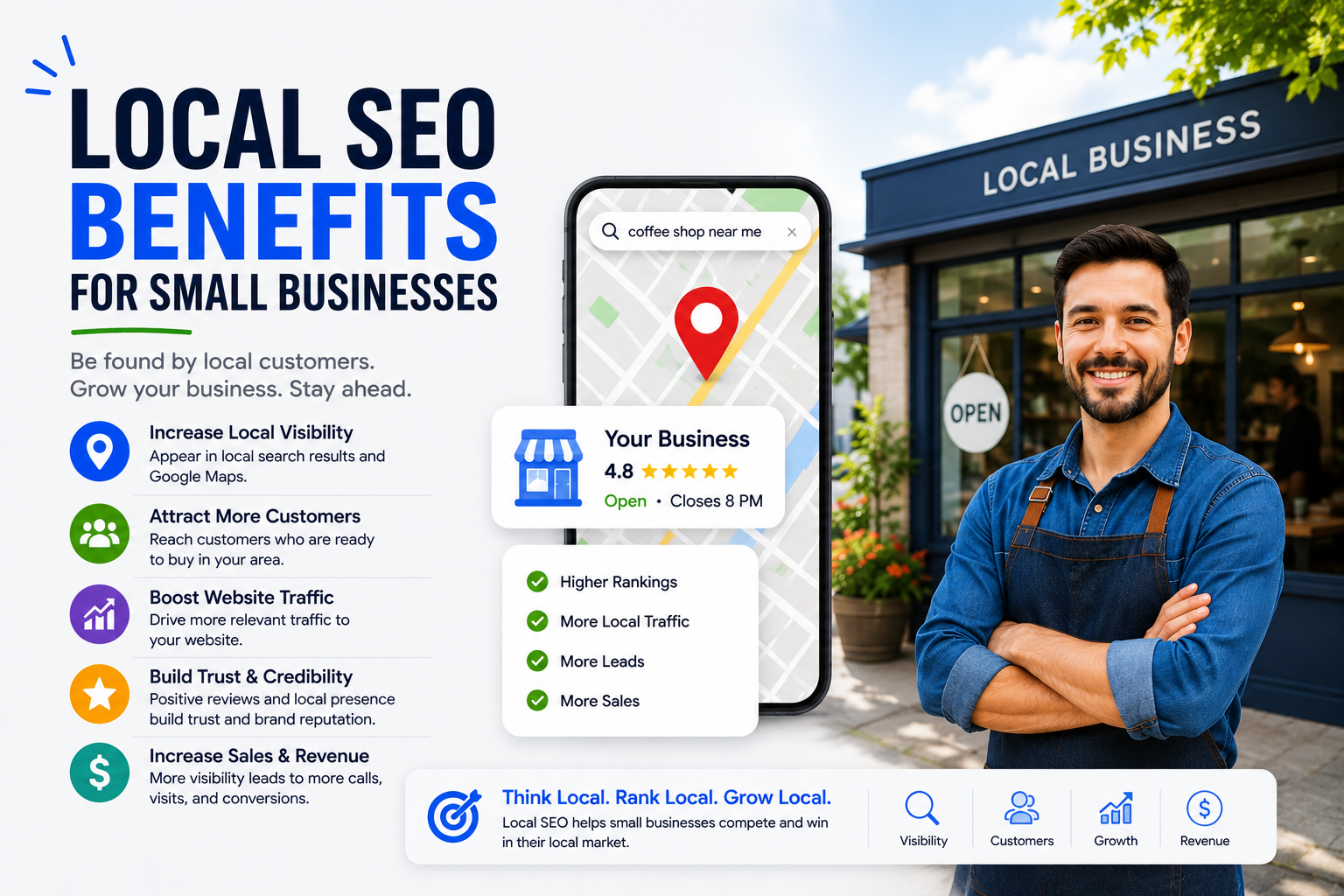 Why Melbourne Businesses Choose Digifix For Seo In 2026 2 Local Seo Benefits Chart For Melbourne Small Businesses Considering An Seo Agency