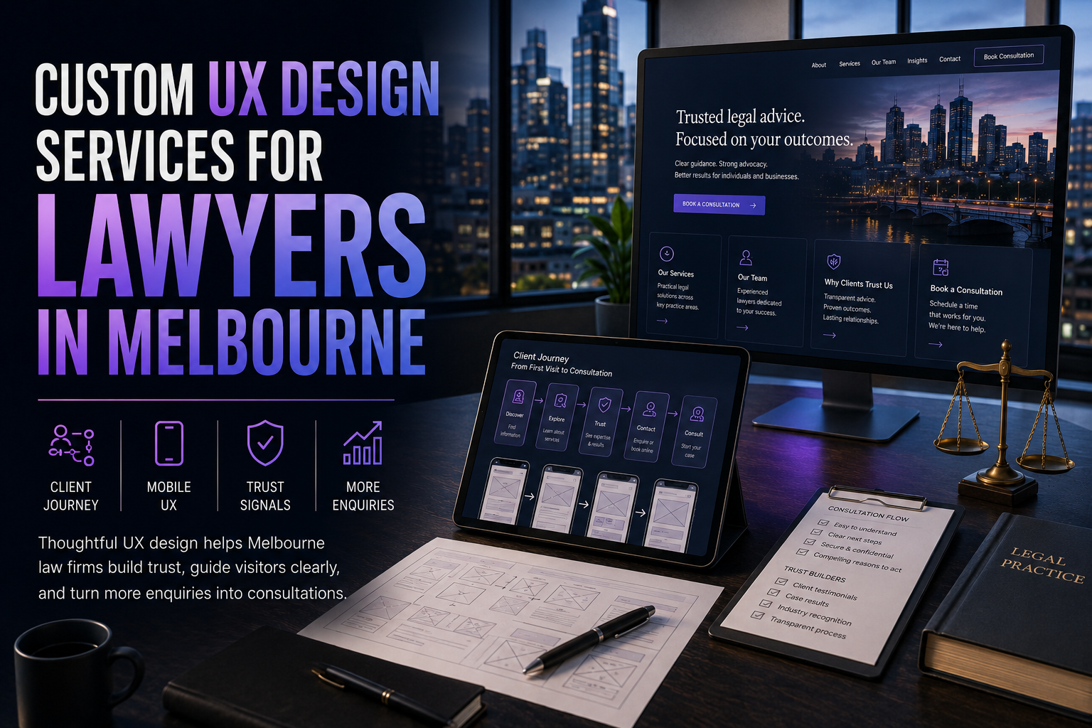 E-Commerce Website Development Services In Melbourne 2 E-Commerce Website Development Services In Melbourne Shown On A Checkout Flow Mockup