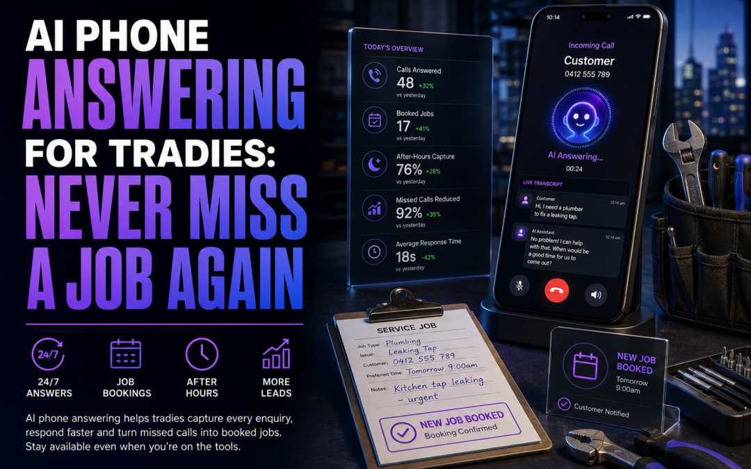 Ai Phone Answering For Tradies: Never Miss A Job Again