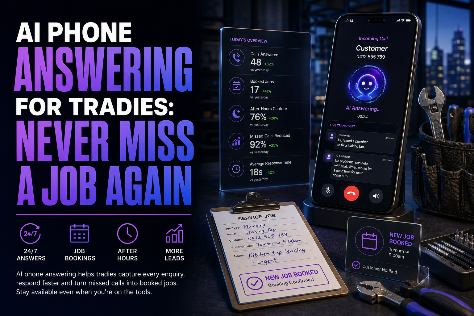 Ai Phone Answering Services In Glen Waverley Helping A Local Tradie Catch Every Call