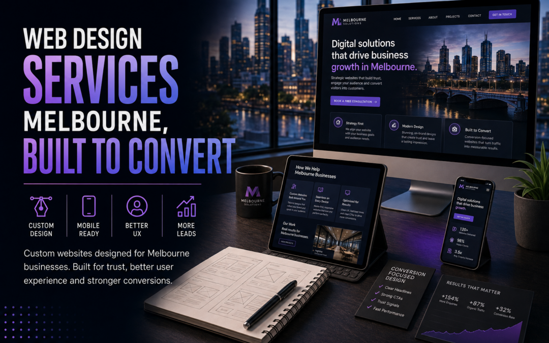 Web Design Services Melbourne, Built To Convert