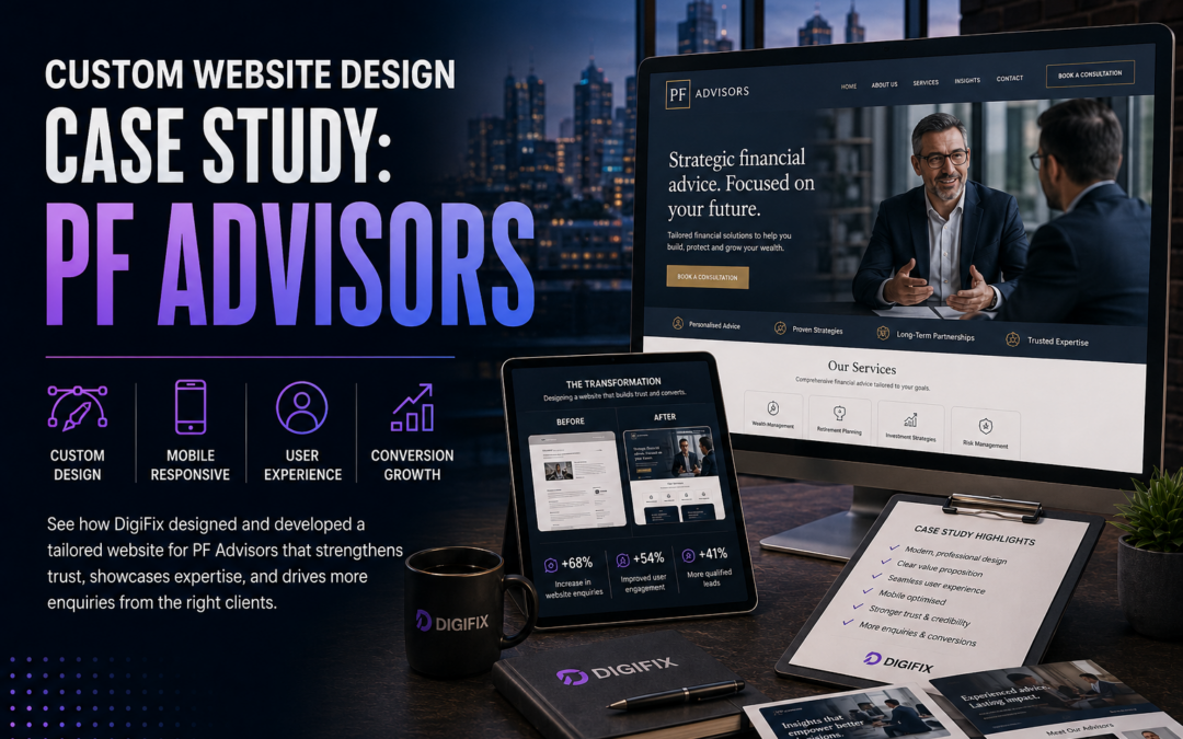 Custom Website Design Case Study: Pf Advisors