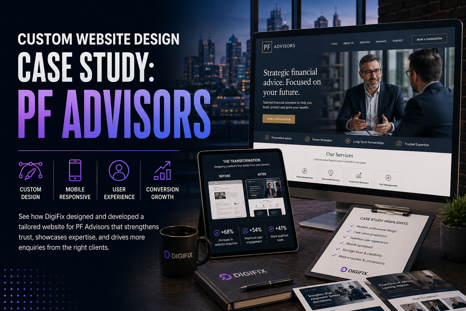 Custom Web Design Services In Mount Waverley Case Study Screenshot