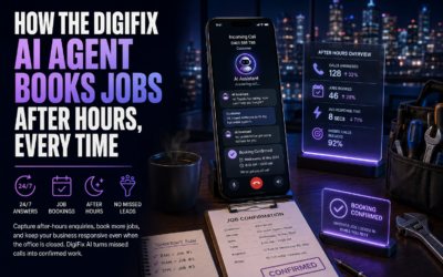 How the DigiFix AI Agent Books Jobs After Hours, Every Time