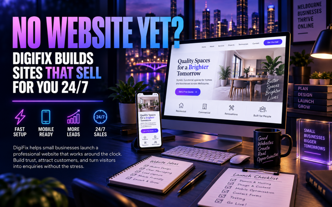 No Website Yet? Digifix Builds Sites That Sell For You 24/7