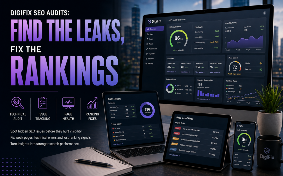 Digifix Seo Audits: Find The Leaks, Fix The Rankings