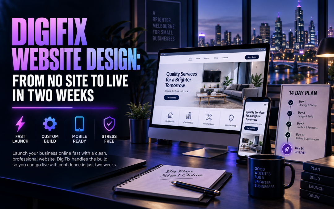 Digifix Website Design: From No Site To Live In Two Weeks