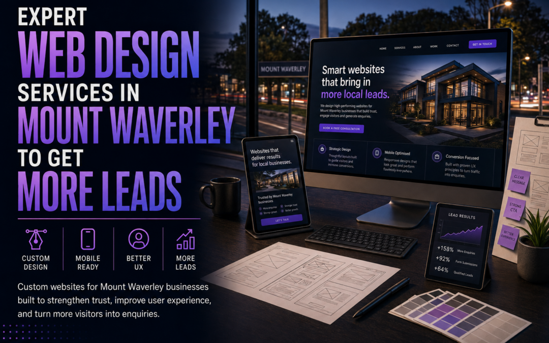 Expert Web Design Services In Mount Waverley To Get More Leads