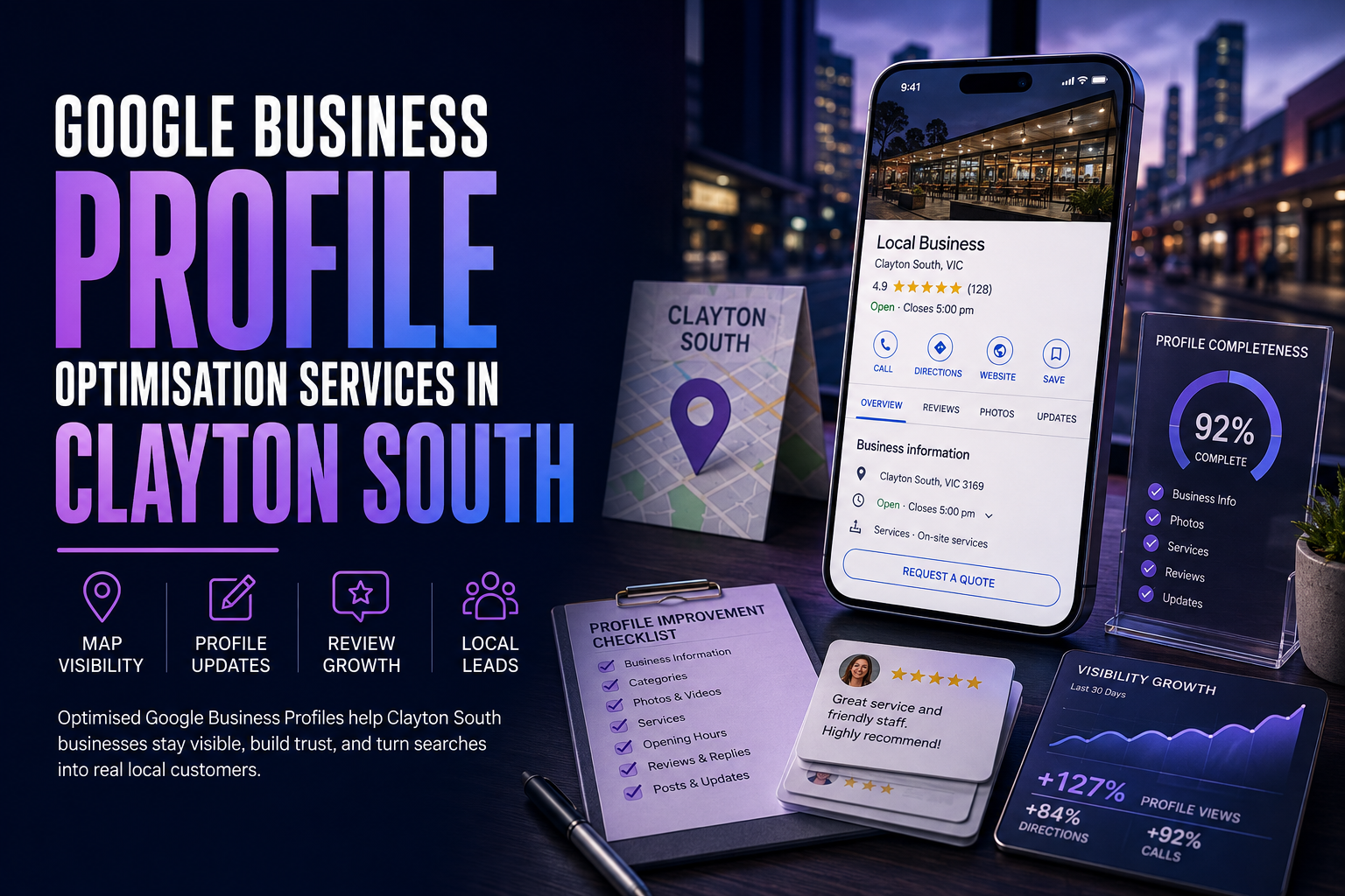 Google Business Profile Management Services In Melbourne Monthly Cycle