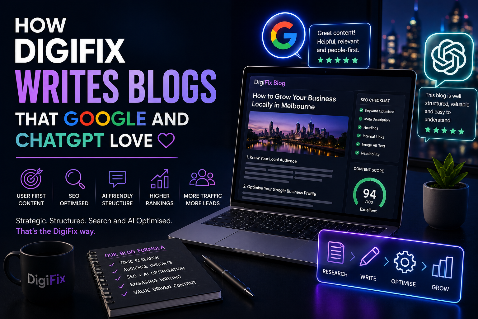 Process For Seo Content Writing Services In Melbourne From Research To Publish