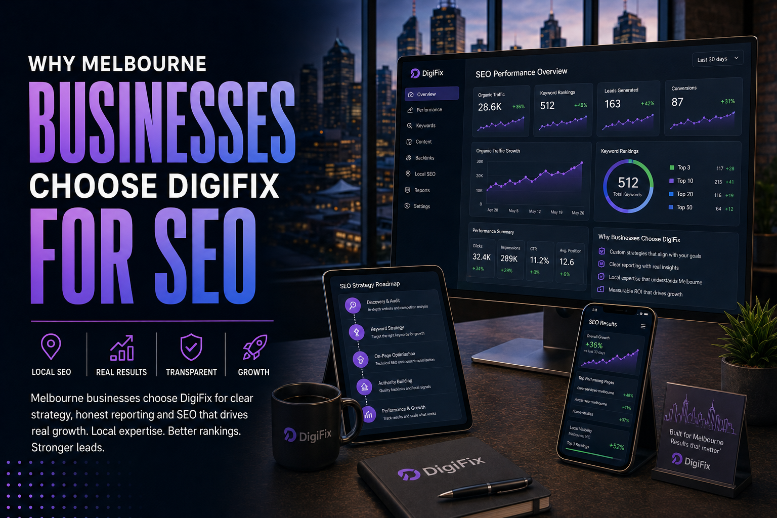 Google Business Profile Optimisation Services In Clayton South 2 Clayton South Business Owner Reviewing Google Business Profile Performance Insights