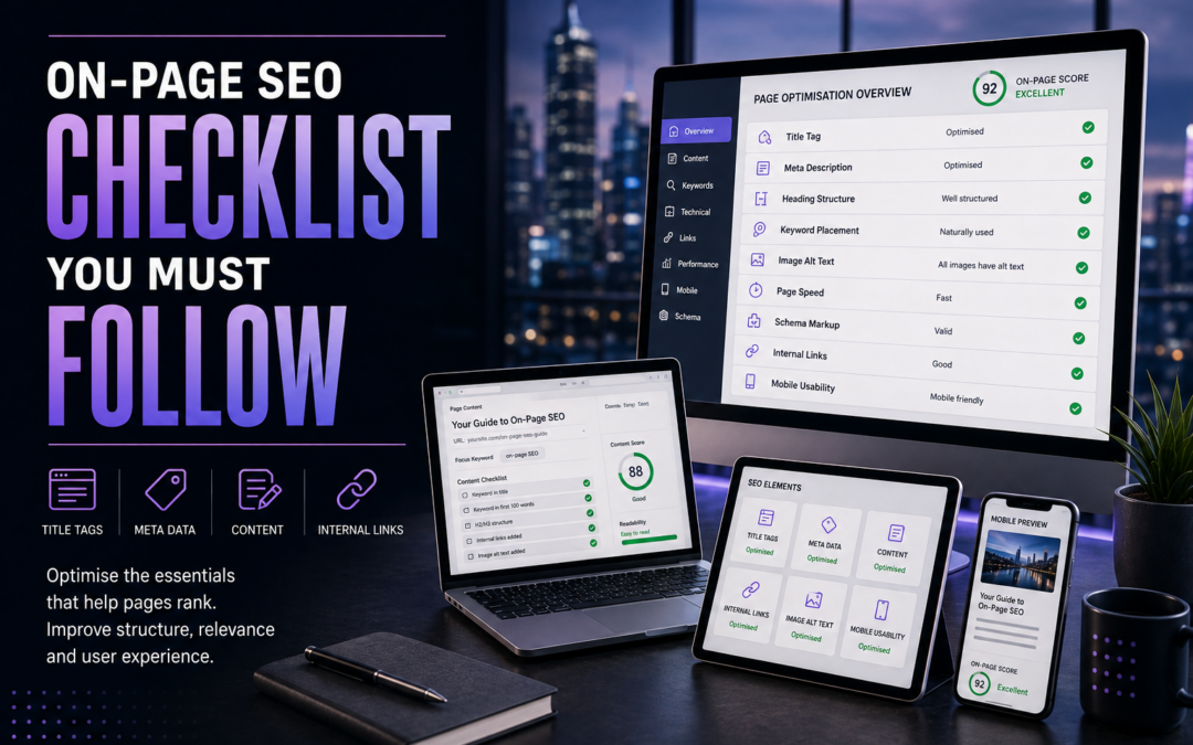 On-Page Seo Checklist With 21 Points Before You Hit Publish