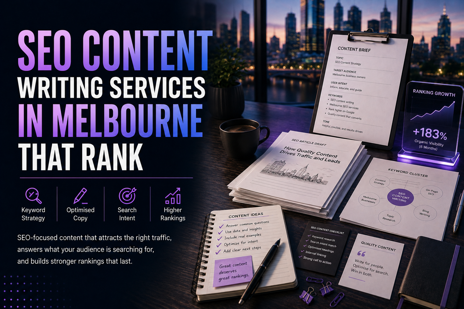 Website Copywriting Services In Melbourne Helping A Business Plan Page Content