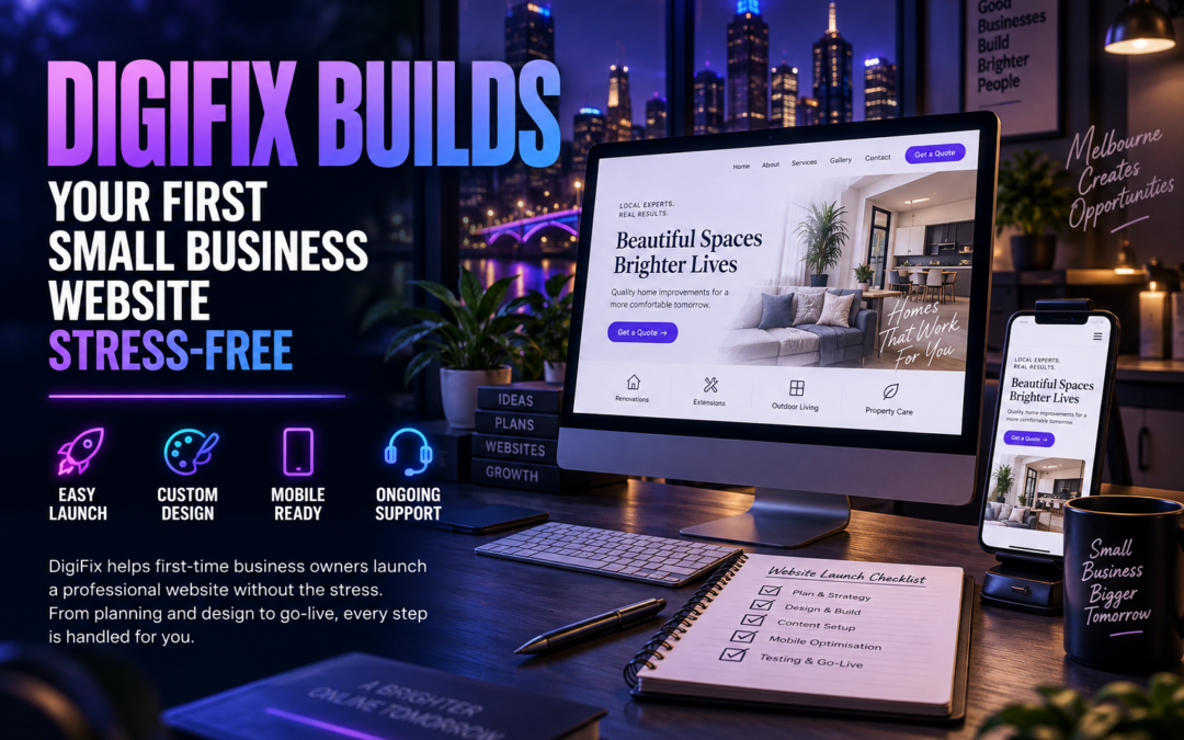 Digifix Builds Your First Small Business Website Stress-Free