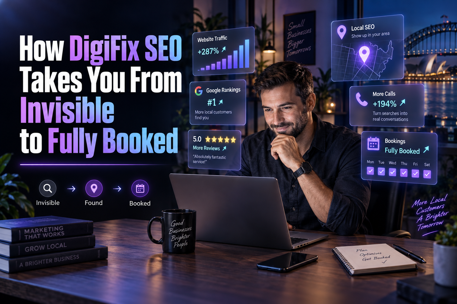Melbourne Local Search Strategy Taking A Business From Invisible To Fully Booked