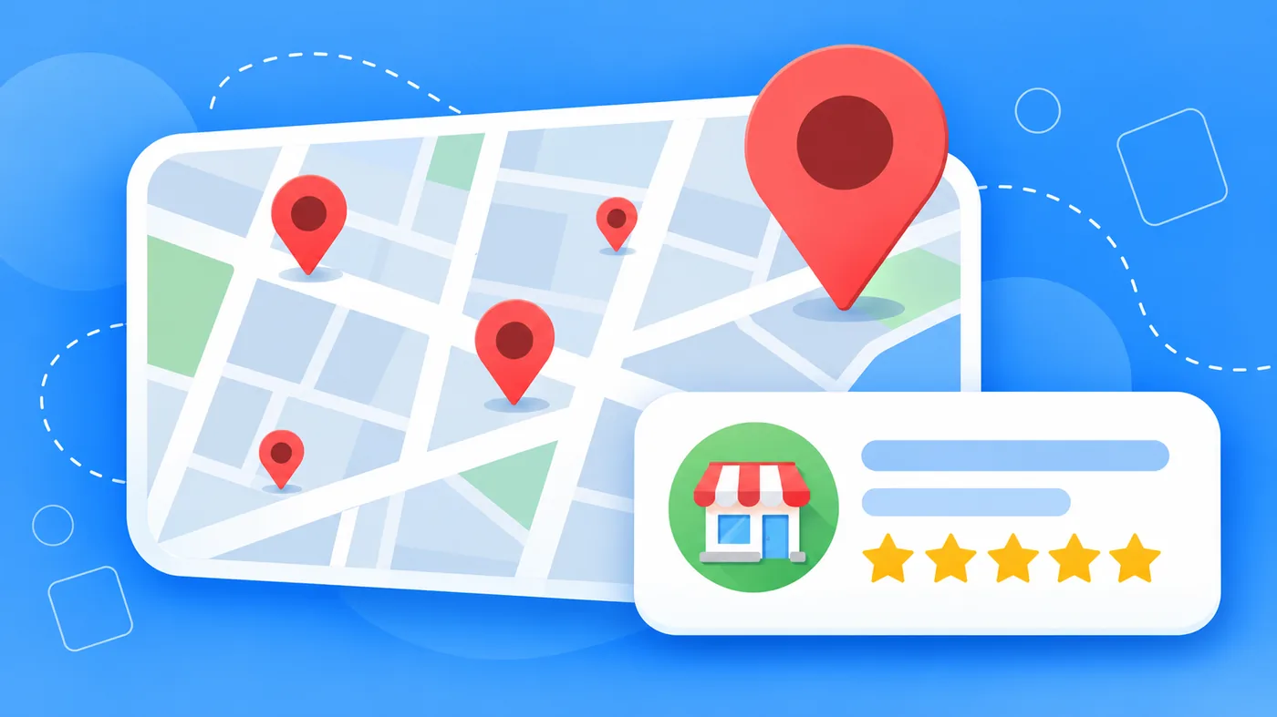 Review Management Services In Melbourne 1 A Google Maps Pin For A Local Business Showing Its Profile Card And A Five Star Review Rating