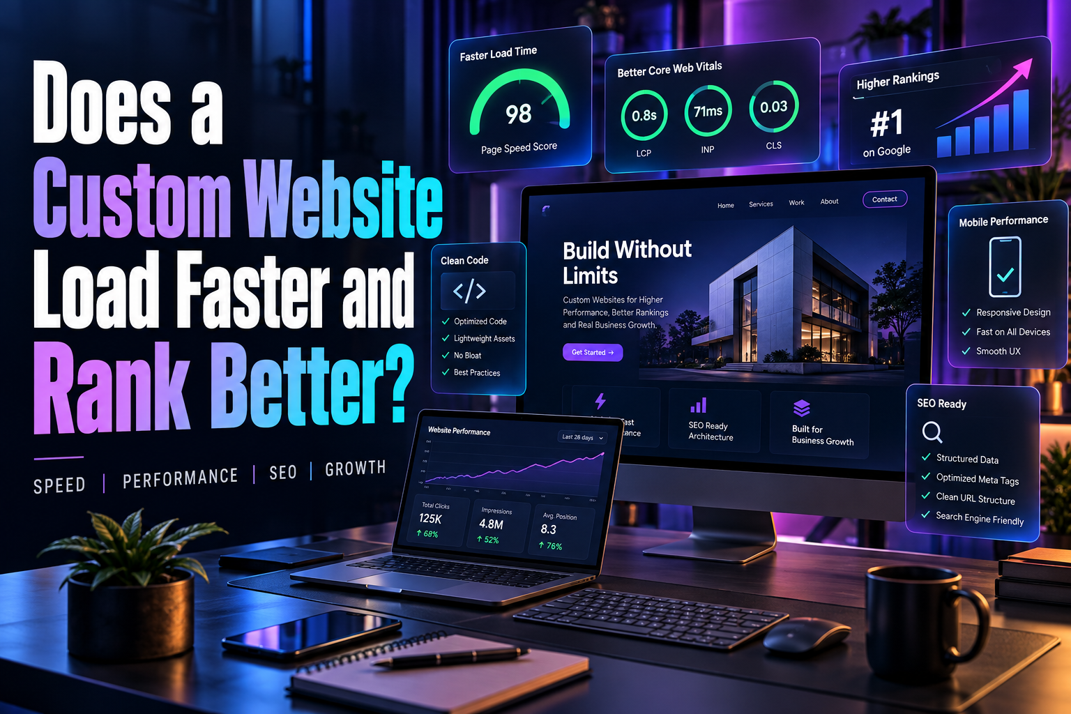 Custom E-Commerce Website Design In Melbourne That Converts 1 Custom E-Commerce Website Design In Melbourne Shown Through A Comparison Of Load Speed And Ranking