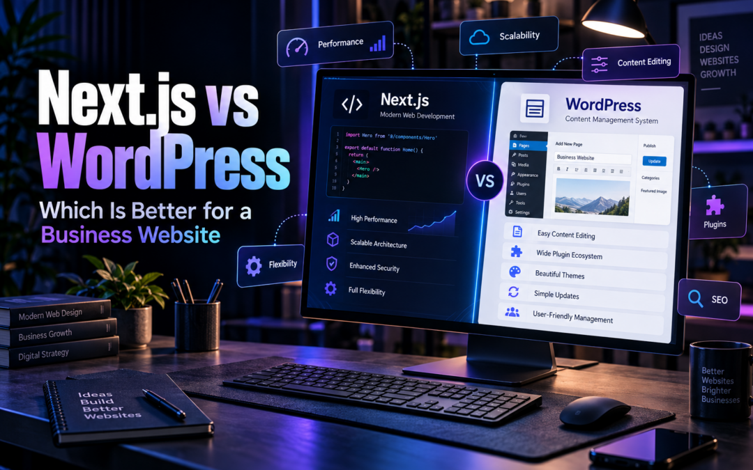 Blog 6 Next.js Vs Wordpress: Which Is Better For A Business Website?